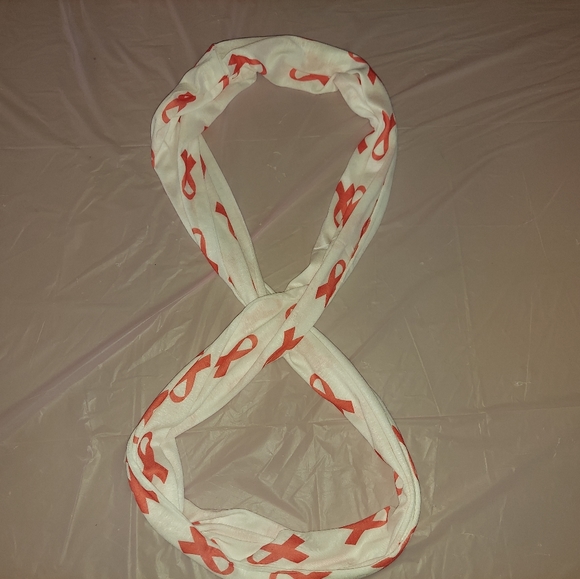 AIDS Awareness ribbon Scarf - Picture 2 of 3